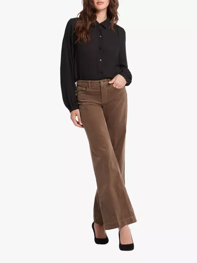 

Джинсы NYDJ Teresa Wide Leg Corduroy Trousers, цвет elmwood