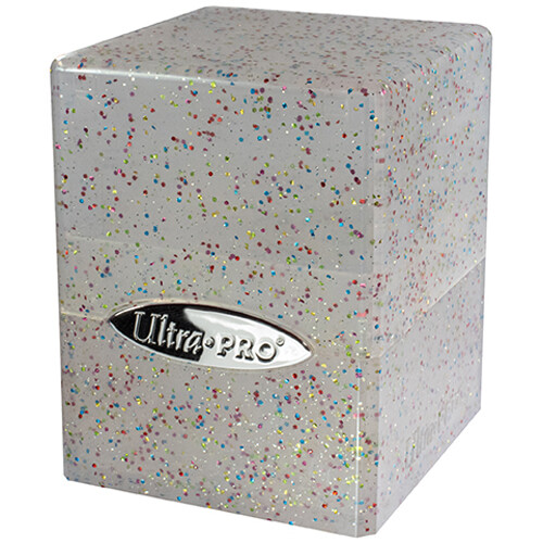 

Коробка для карточек Satin Cube – Glitter Clear Ultra Pro