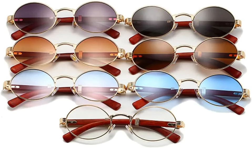 

Металлические солнцезащитные очки с плавным переходом цвета, круглые, женские, панк, мужские, для занятий спортом на открытом воздухе, бега и езды UYPTK, Gray