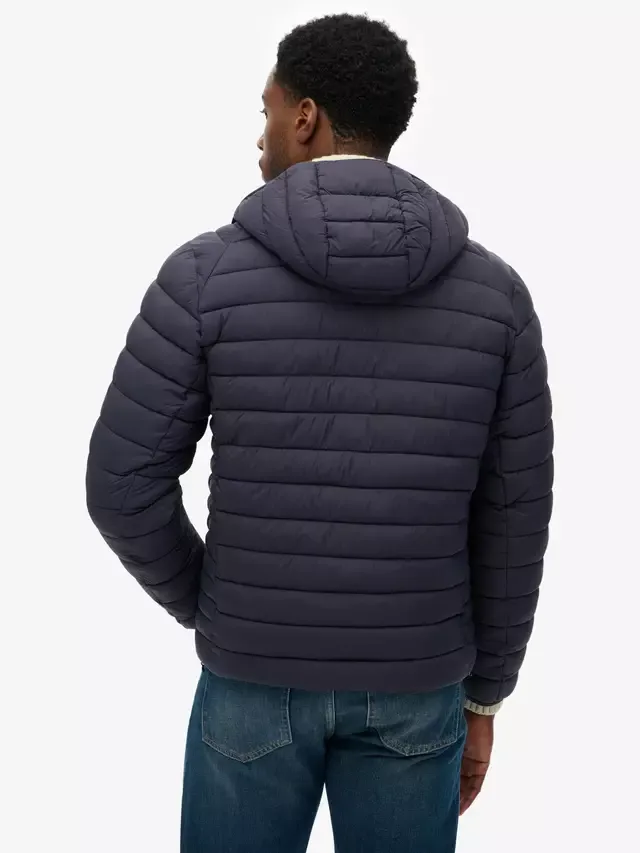 Пуховая куртка Fuji Lite Superdry, Eclipse Navy — фото 2