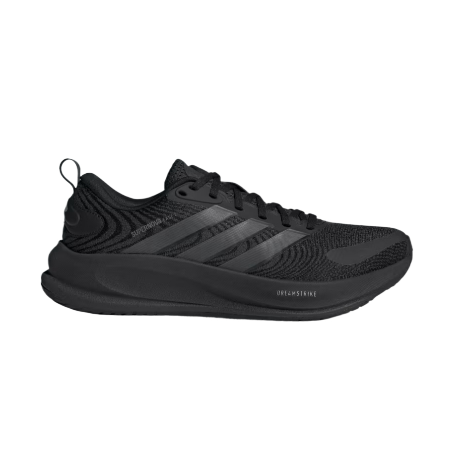 Кроссовки для бега мужские низкие SUPERNOVA EASE 2 с тканевой амортизацией Adidas, core черный/серый five/carbon черный — фото 3