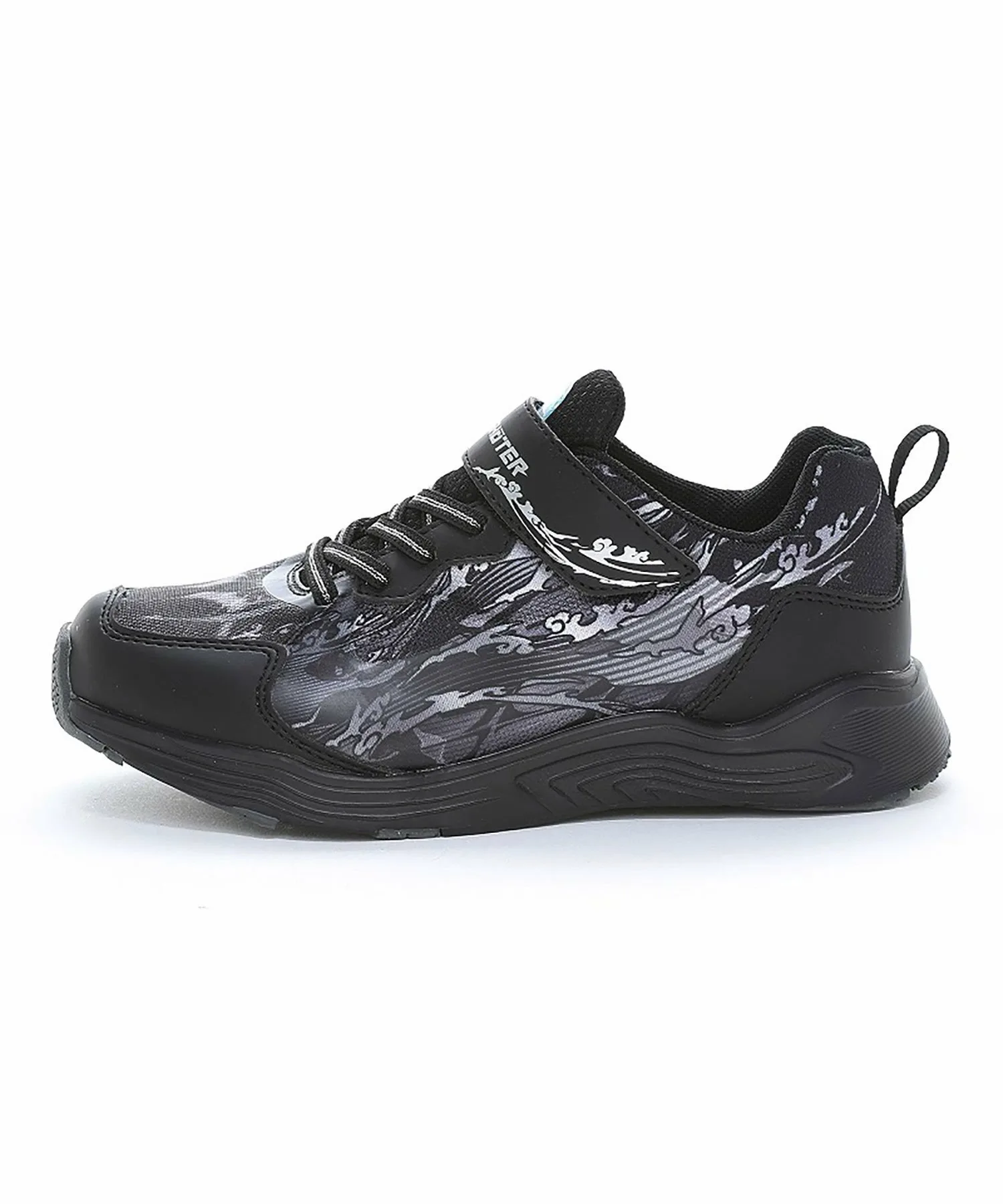 Детские кроссовки MoonStar SK 0084 черного цвета Sklshoter, black — фото 4