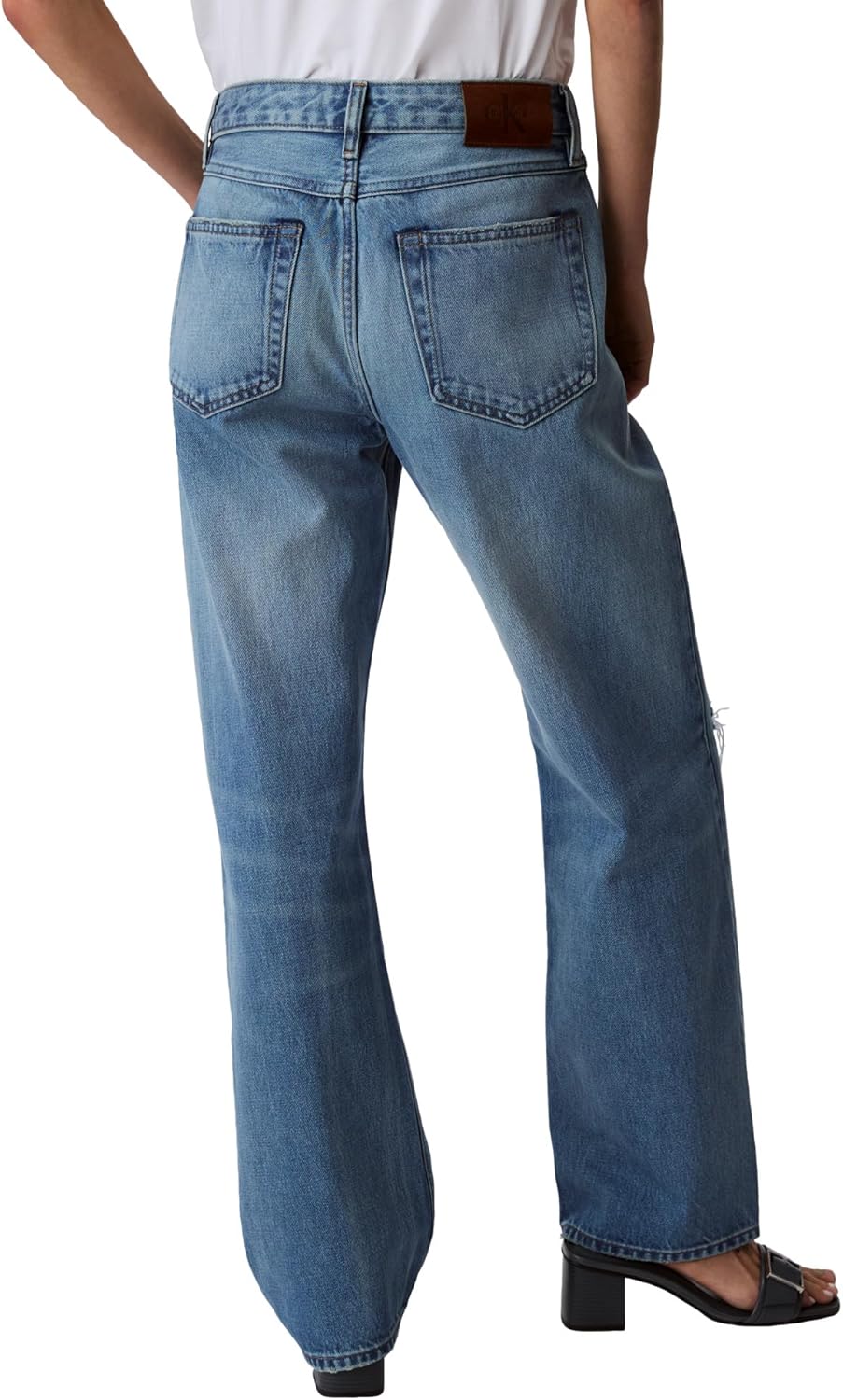 Женские прямые джинсы Calvin Klein 90-х годов, Gold Dust — фото 2