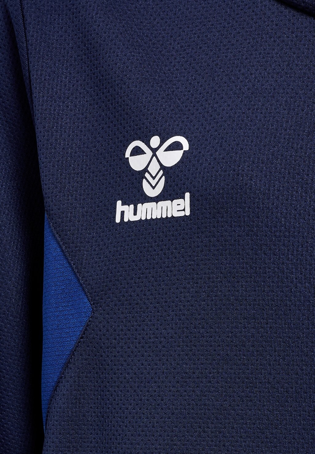 Куртка для тренировок HMLAUTHENTIC PL ZIP HOODIE Hummel, цвет marine — фото 4
