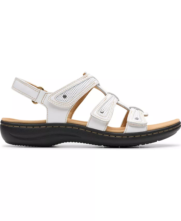 Лоферы Laurieann Ivy Rip Tape Casual Sandals Clarks, белый — фото 2
