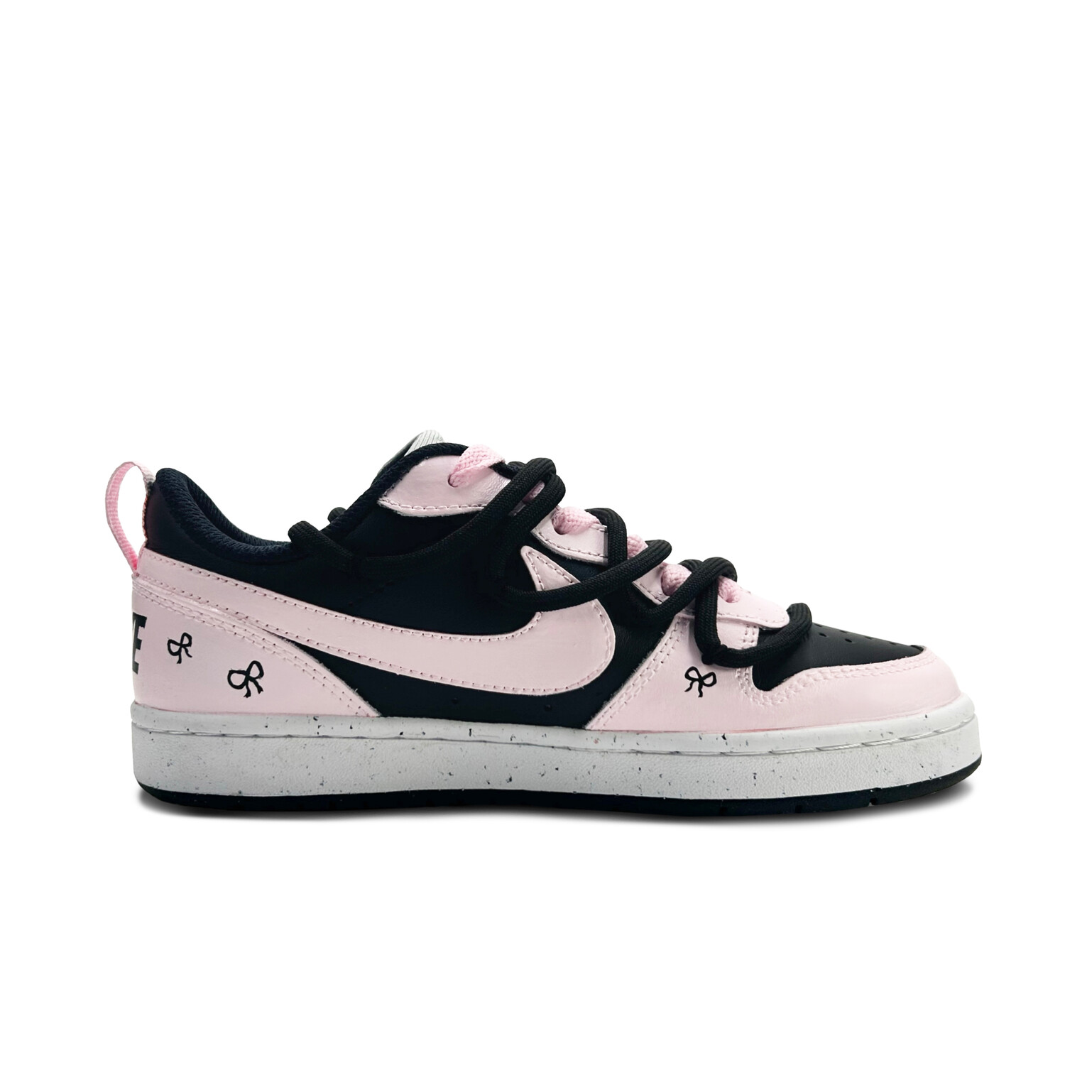 

Кроссовки Nike Court Borough Skateboard Shoes Women's Low-Top Black, черный