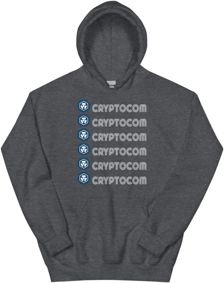 Худи унисекс Cryptocom, Cryptocom, криптовалюта, подарок в стиле ретро, крипто-худи