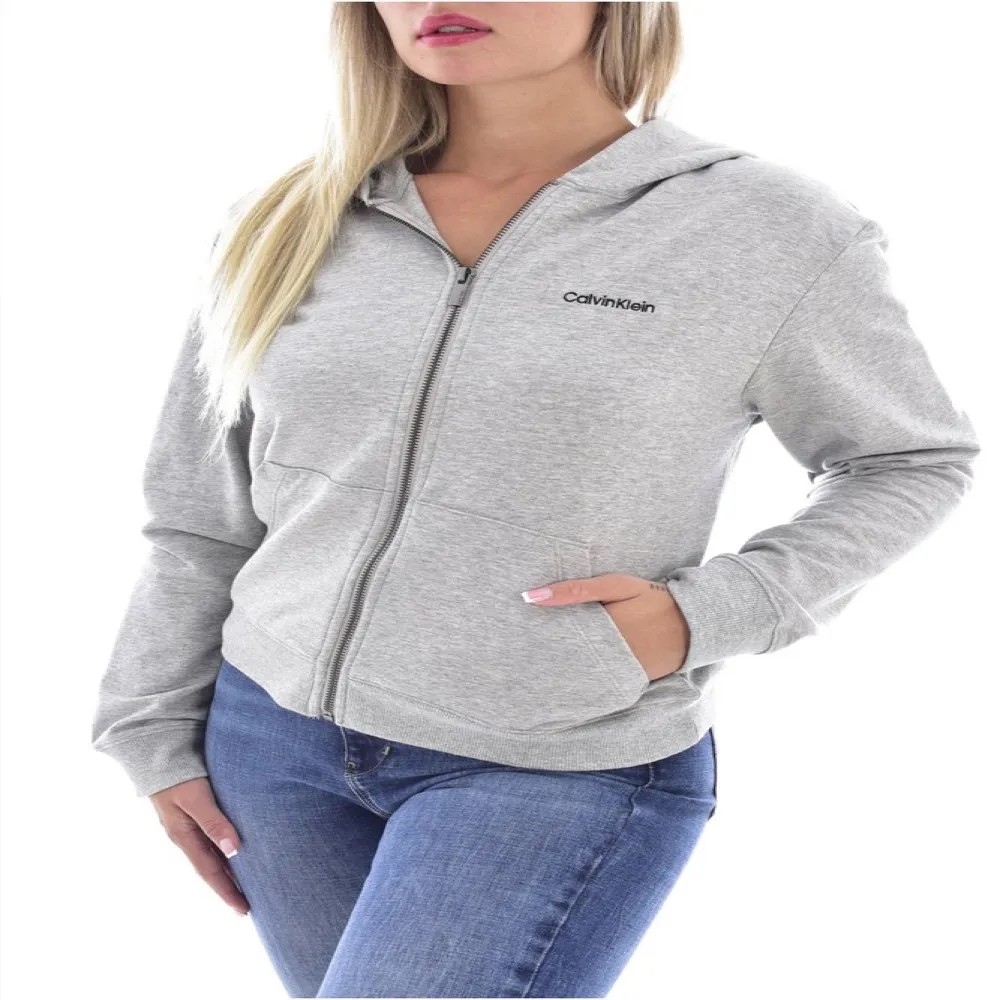 

Толстовка Calvin Klein 000QS6869E full zip, серый
