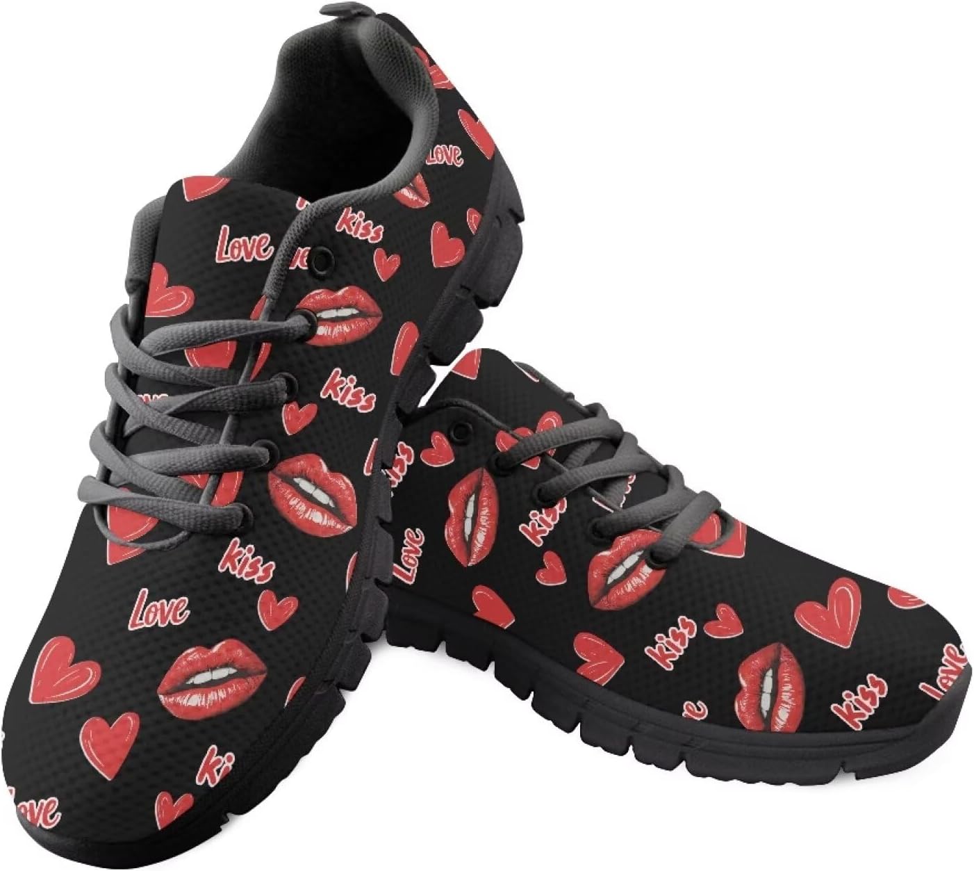 

Кроссовки Vuriqeby с амортизацией, спортивные, повседневные уличные, мужские, легкие, низкие, на шнуровке, для походов и тренировок, размер US 5-14, черная подошва