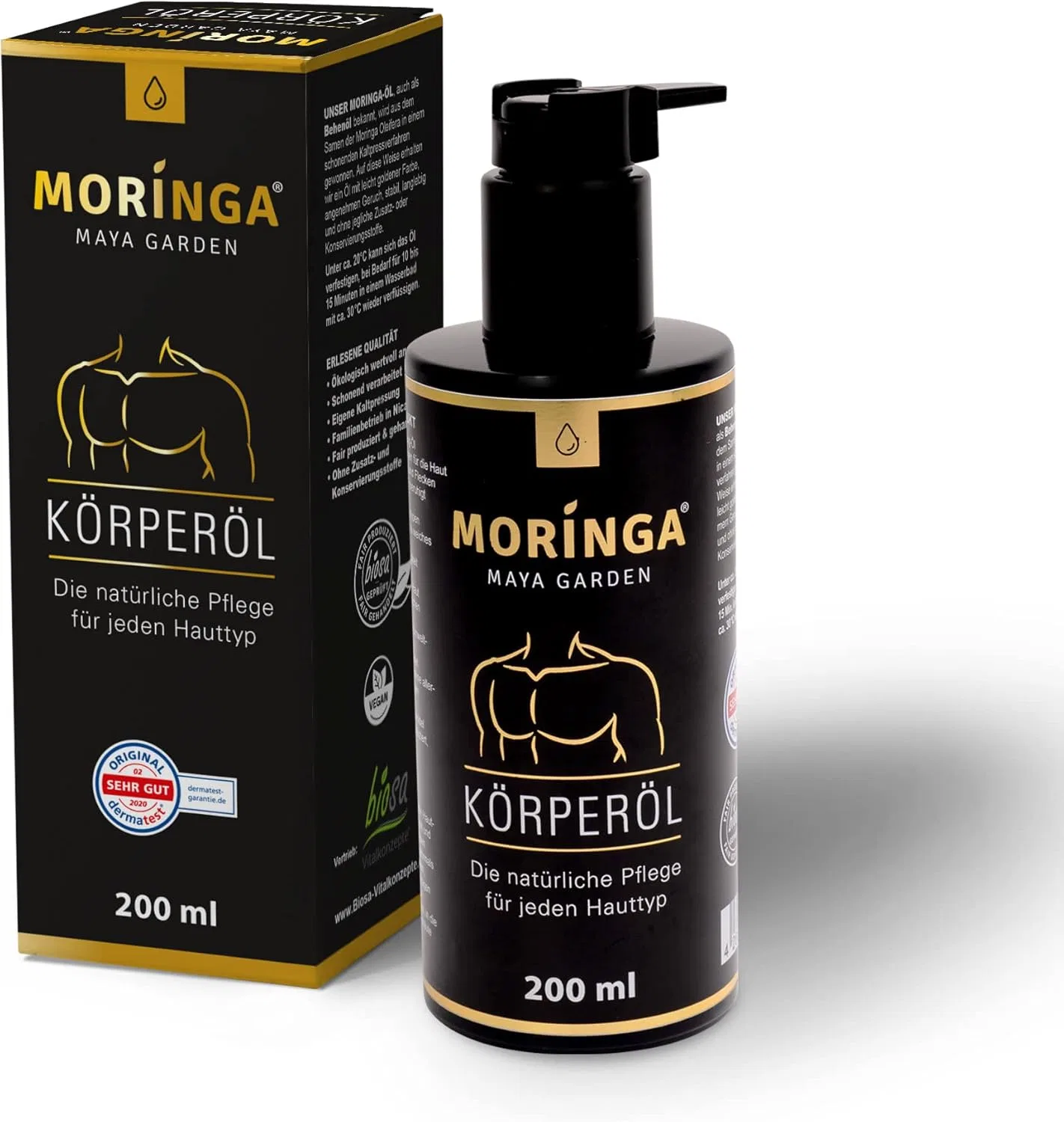 Мужское масло для тела с маслом моринги от Men's Care Moringa Maya Garden