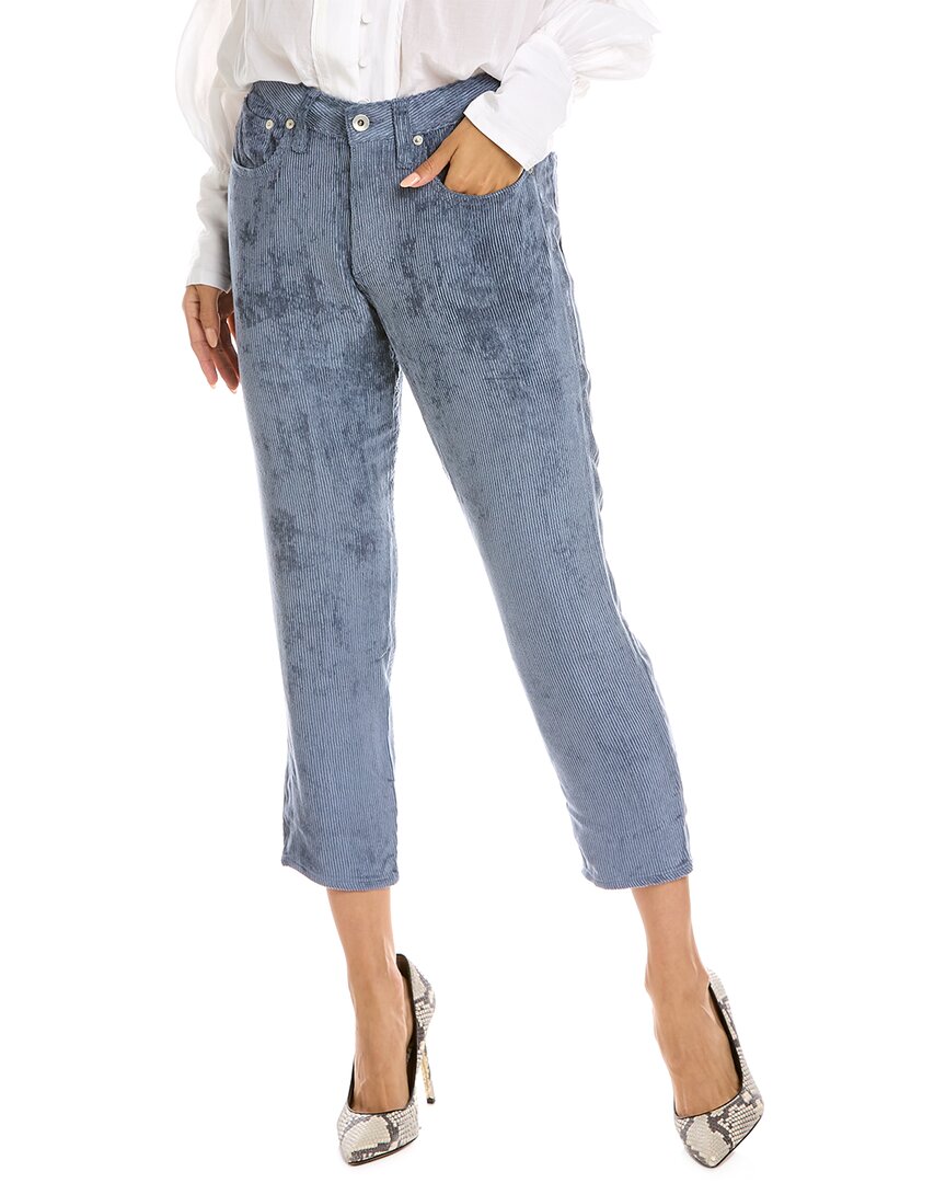 

Брюки из вельвета Rosa rag & bone, синий