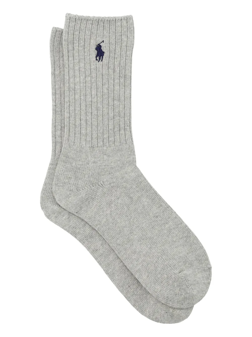 

Носки с вышивкой Polo Pony Polo Ralph Lauren, серый