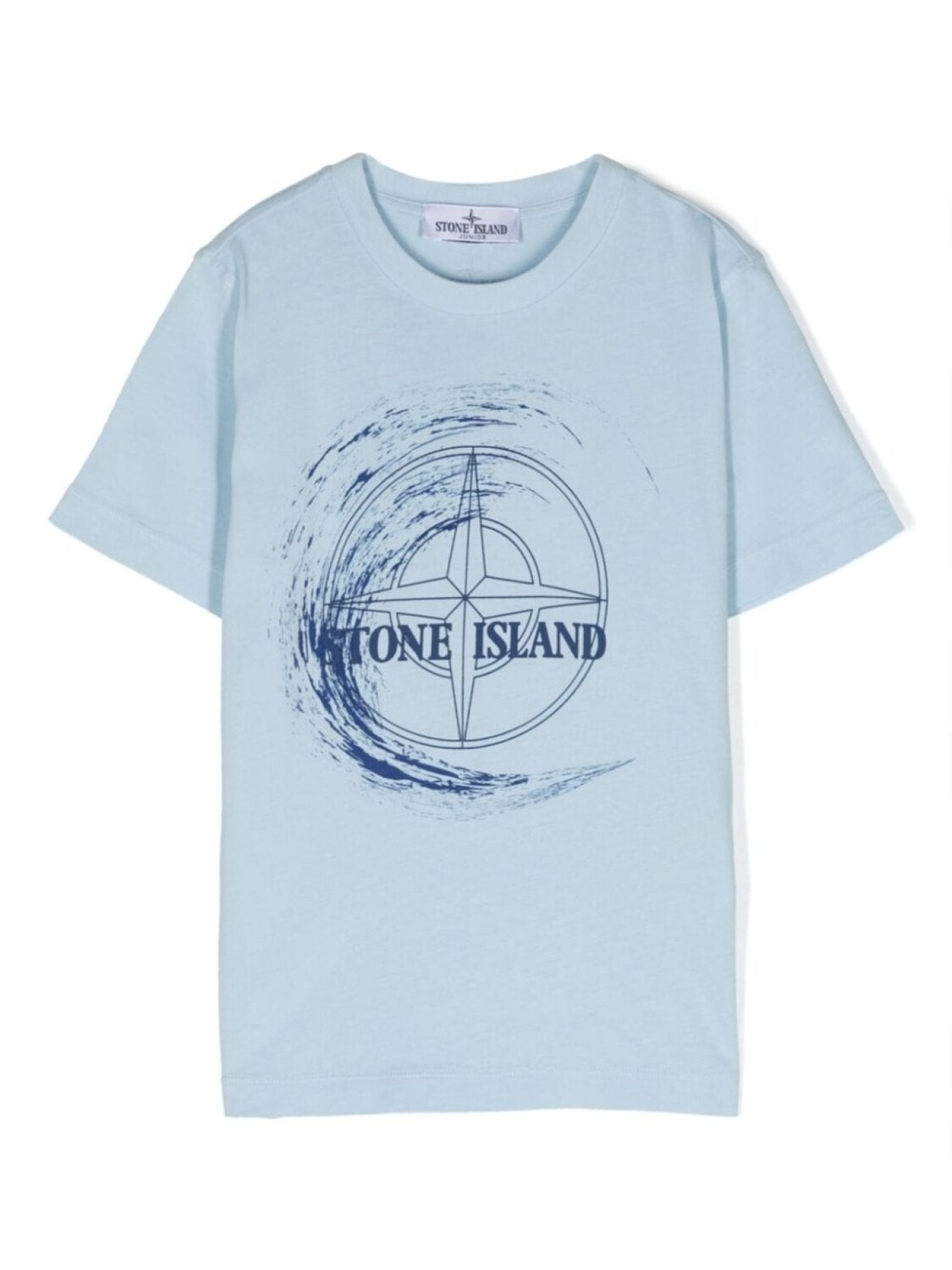 

Stone Island Junior футболка с логотипом, синий