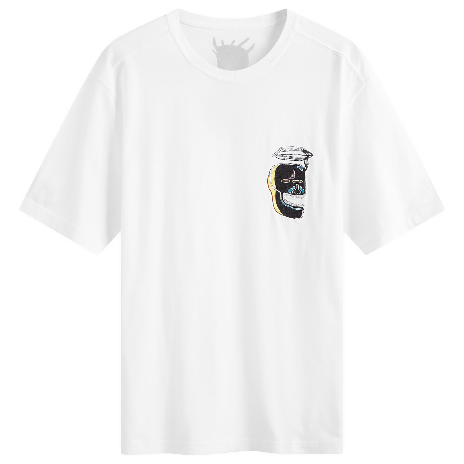 

Футболка Maharishi Maha Basquiat Nu-Nile T-Shirt, белый