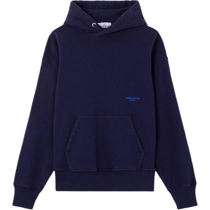 

Толстовка с капюшоном и карманом кенгуру STONE ISLAND, синий