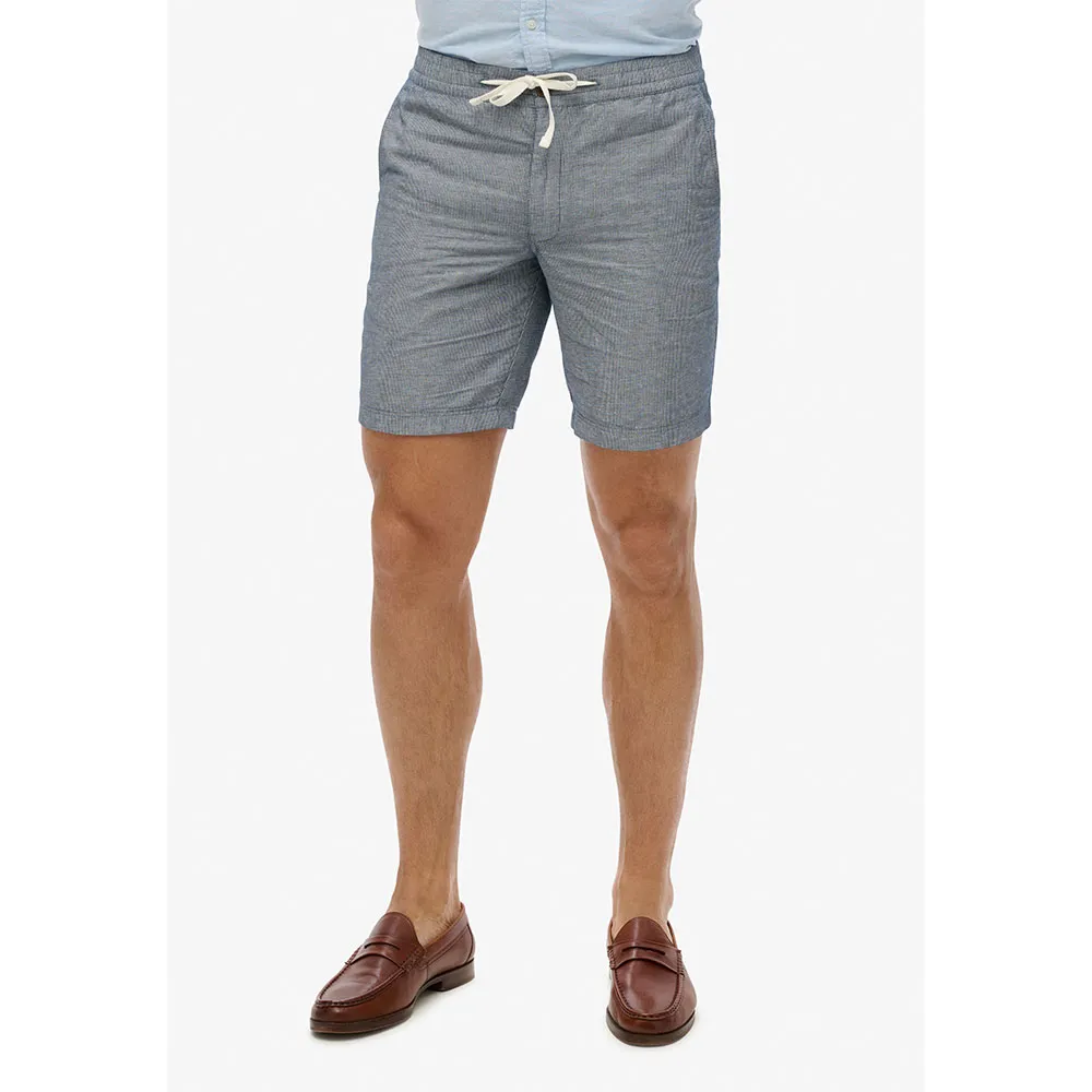 

Шорты Superdry Merchant Linen, серый
