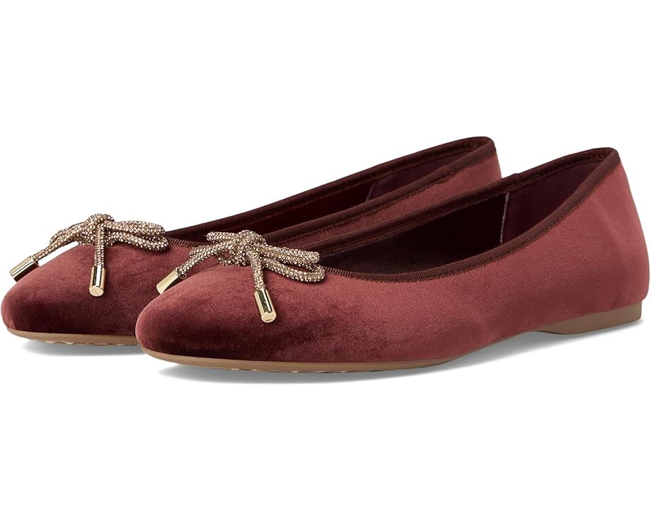 

Туфли на плоской подошве Birdies The Hummingbird Ballet Flat, цвет Brandy Velvet Bow