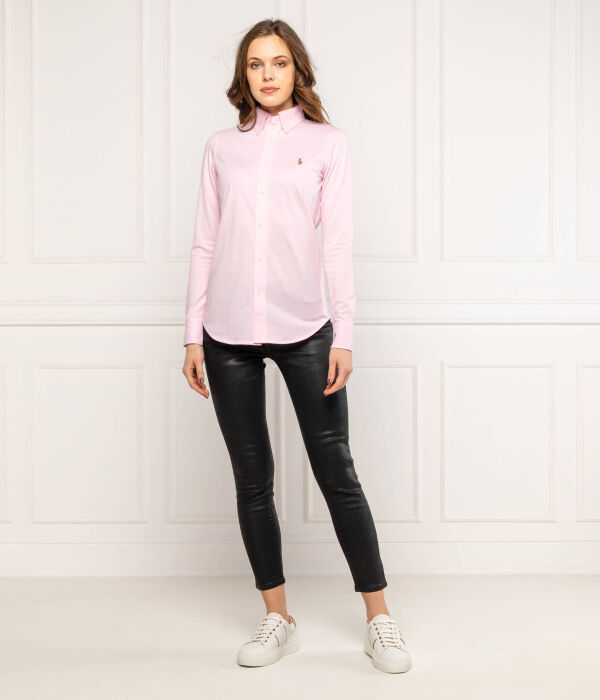 Рубашка рубашка Хайди Slim fit Polo Ralph Lauren, розовый — фото 2