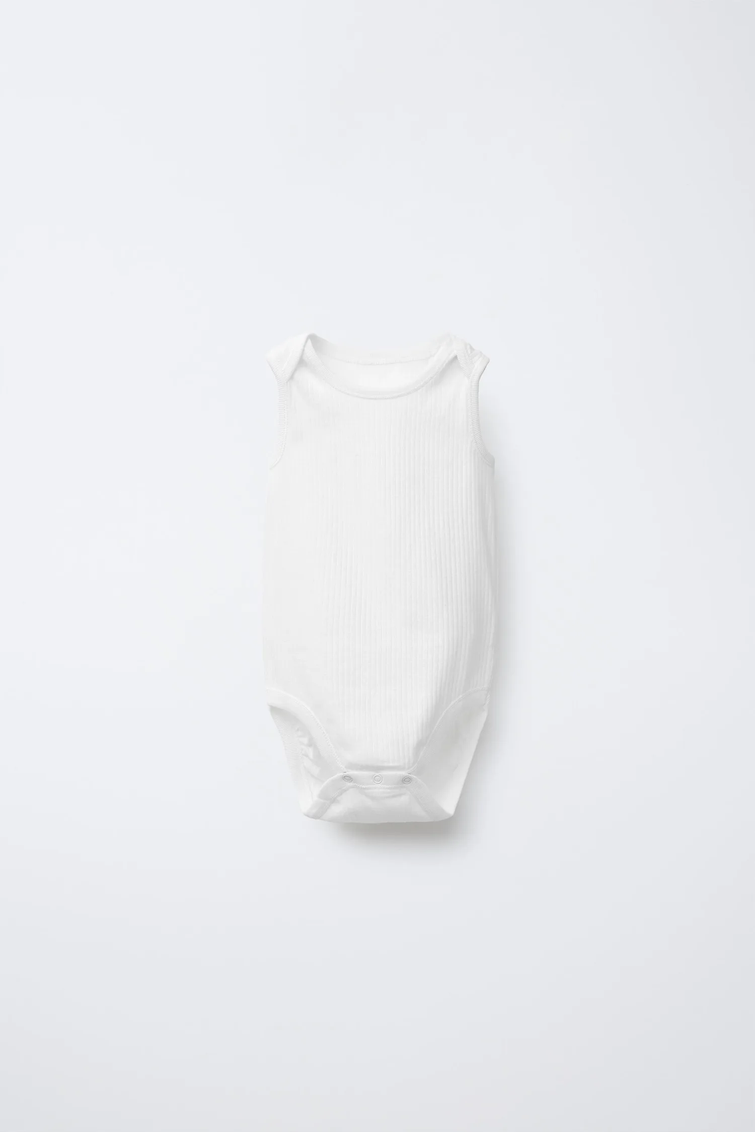 Комплект из 3 боди без рукавов Zara, белый — фото 2