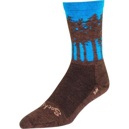 

Шерстяной носок Treeline длиной 6 дюймов SockGuy, цвет One Color