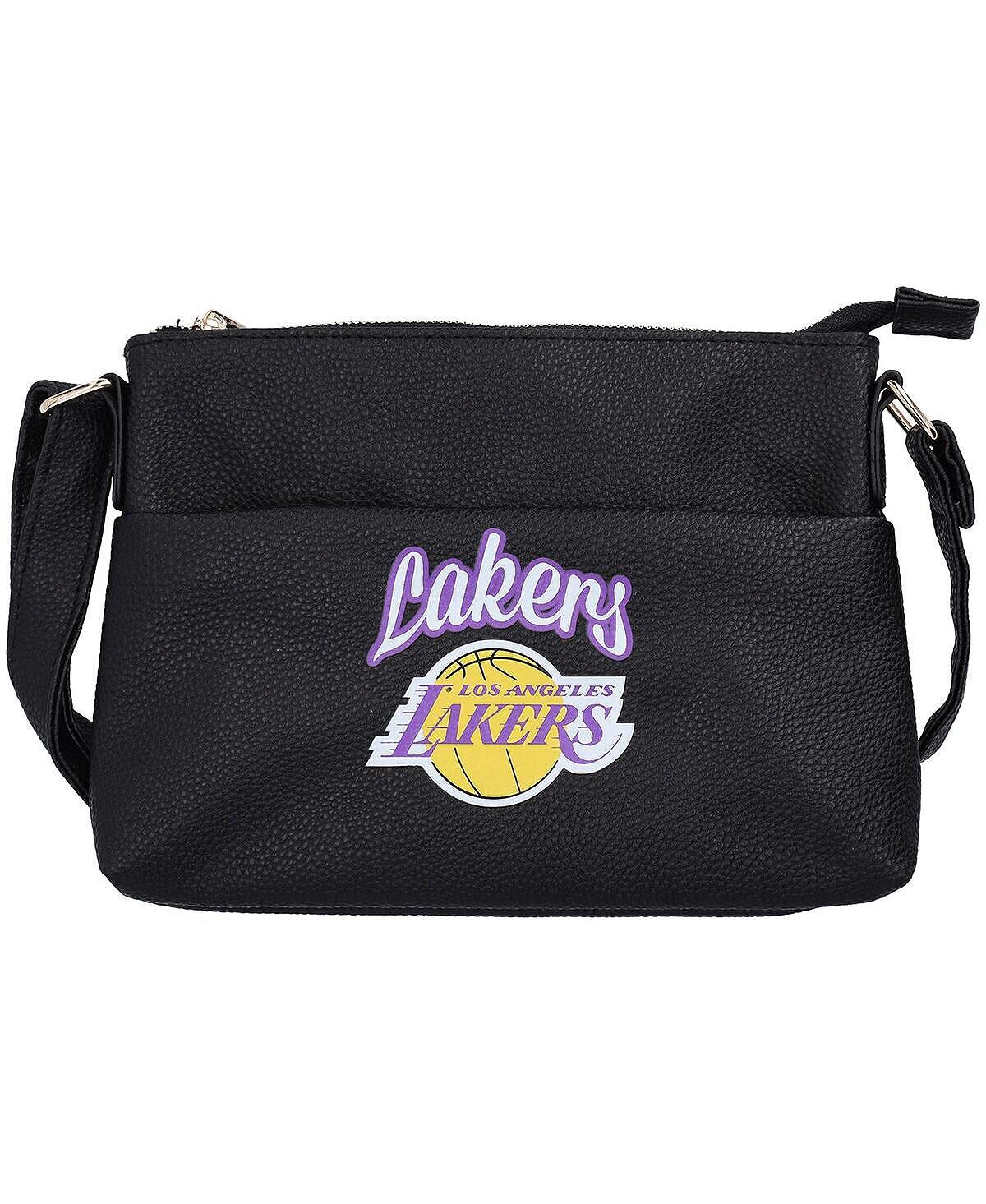 

Женская сумка через плечо с логотипом Los Angeles Lakers FOCO, черный