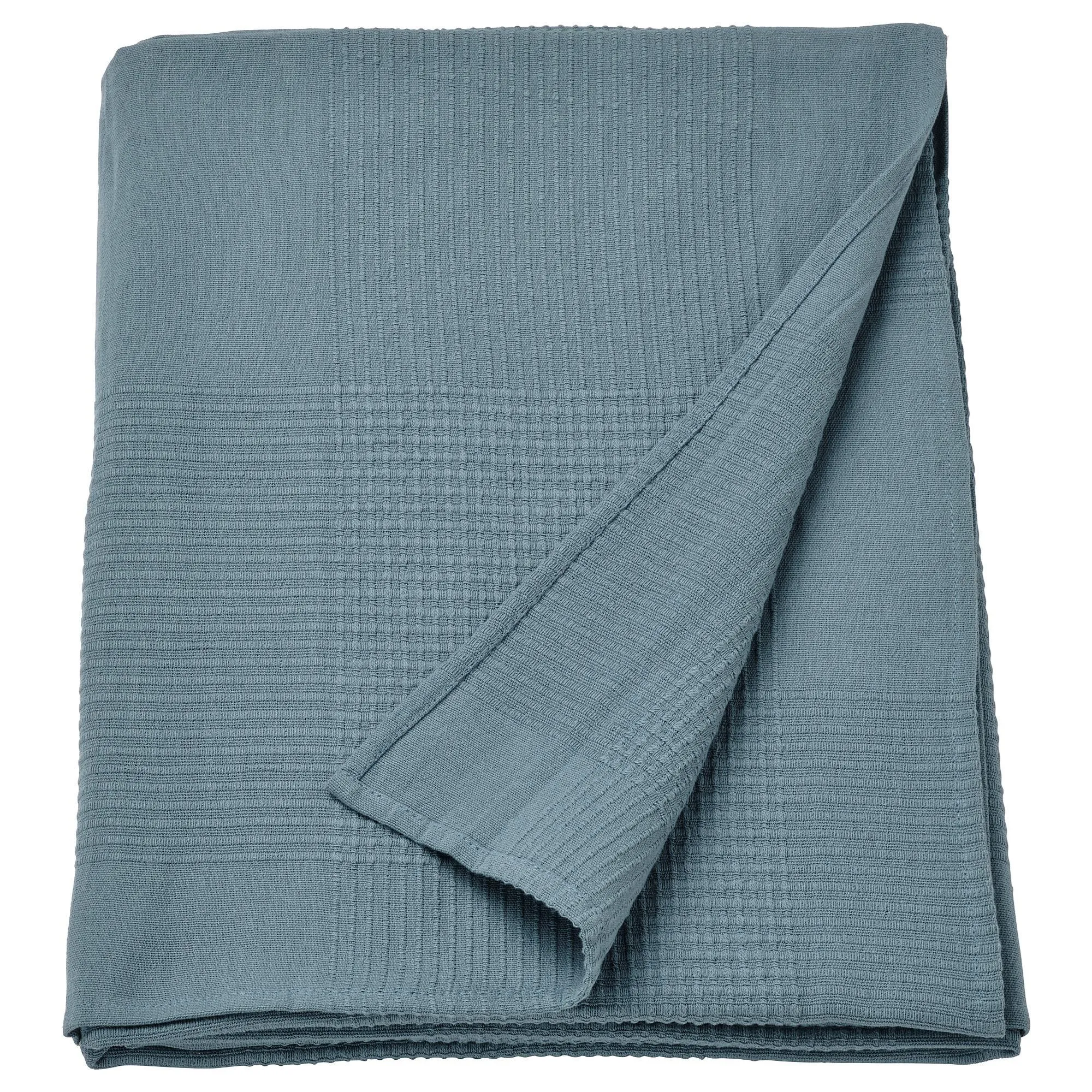 

Покрывало/одеяло, темно-серо-синий, 150х250 см, INDIRA IKEA