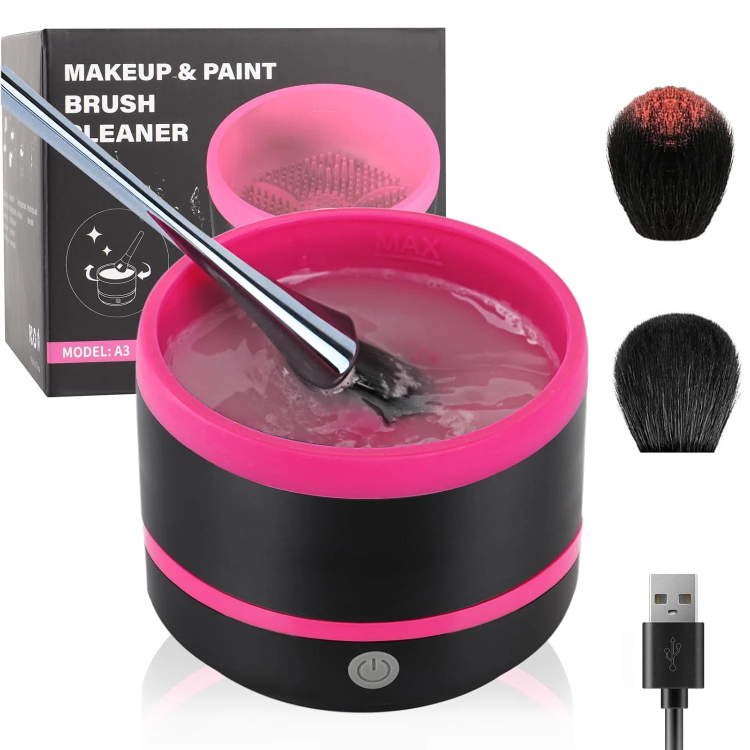 Электрическая машинка для чистки кистей для макияжа Daizysight