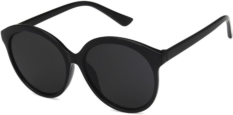 

Модные круглые солнцезащитные очки для женщин и мужчин, конфетных цветов, милые модные солнцезащитные очки в стиле ретро для женщин, защита от ультрафиолета UV400 TKKTLLT, Black Black