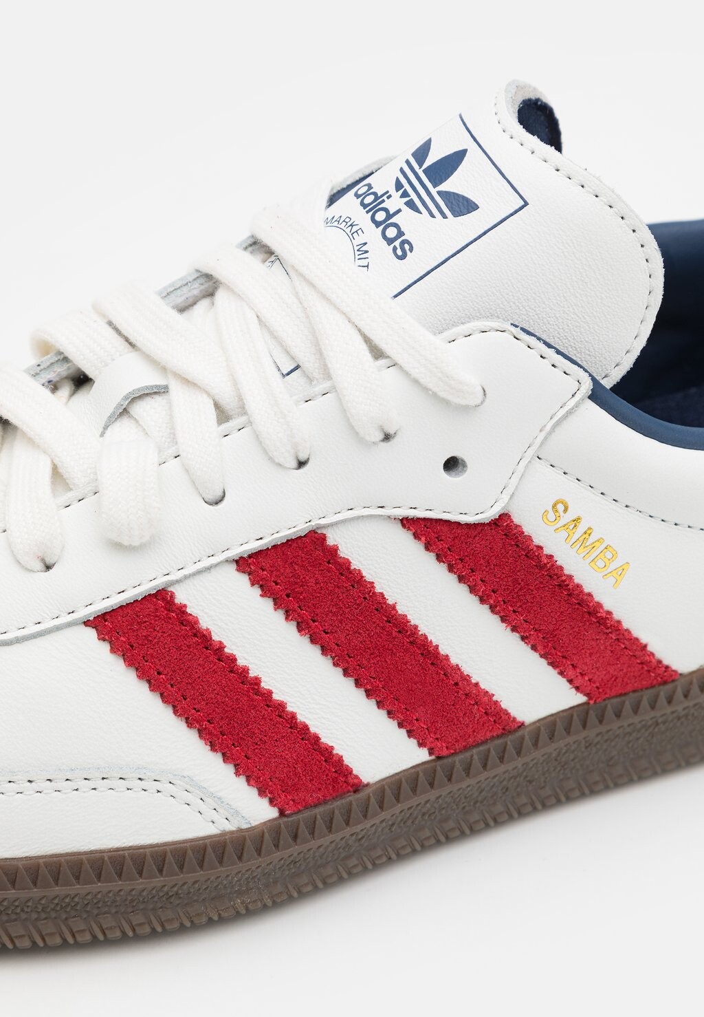 Кроссовки на шнуровке SAMBA OG adidas, белый