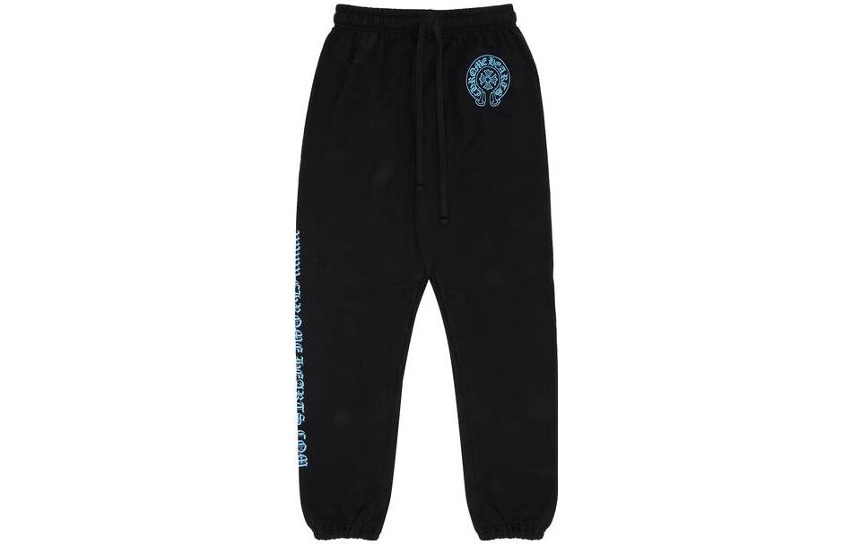 

Трикотажные спортивные штаны мужские черные Chrome Hearts, черный