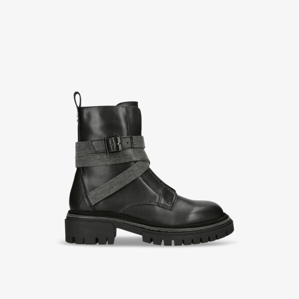 

Ботильоны из кожи с пряжкой Emblaze Carvela, черный