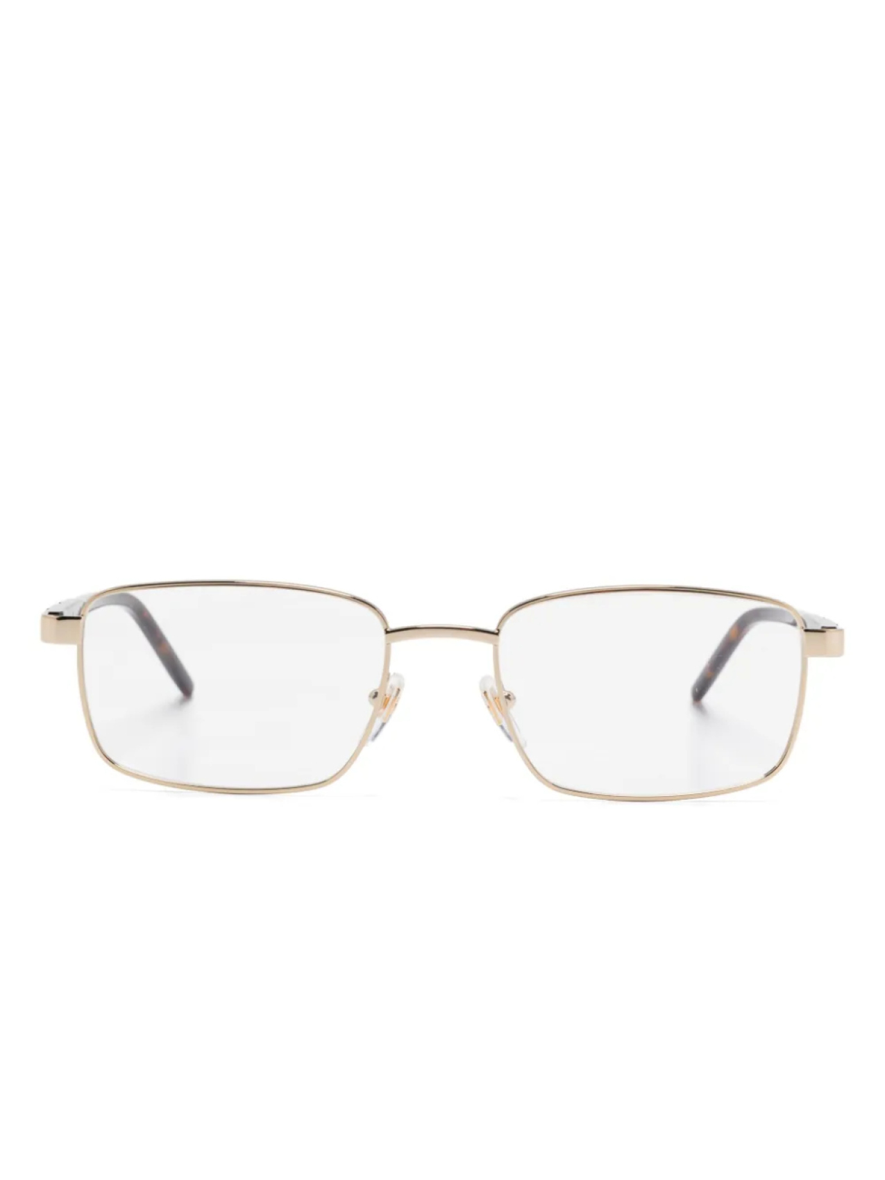 

Очки в прямоугольной оправе Gucci Eyewear, золотой