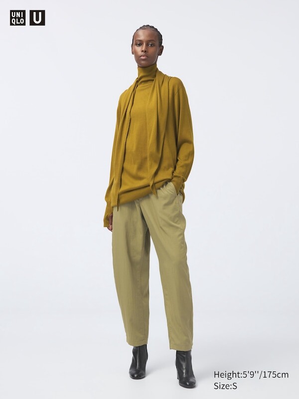 

Мини-Платье из смеси мериноса в 3-х вариантах Uniqlo, оранжевый