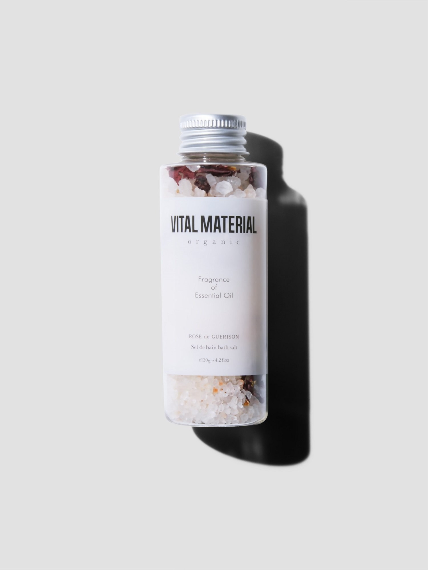 Ароматические травяные соли для ванны, 120 г, Healing Rose Vital Material, FREE