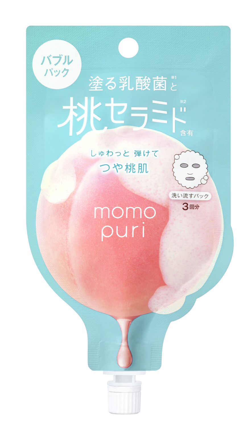 

Пузырьковая маска для лица Bcl Momo Puri, 20 гр