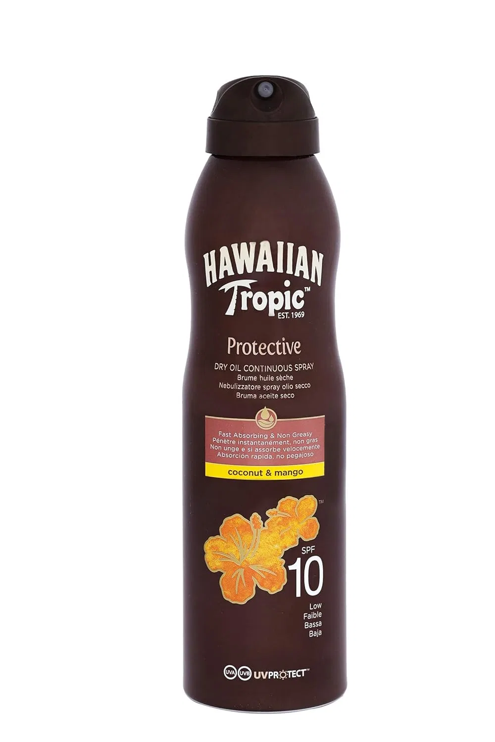 Защитное масло-спрей SPF 10 180 мл от Hawaiian Tropic Hawaiian Tropic