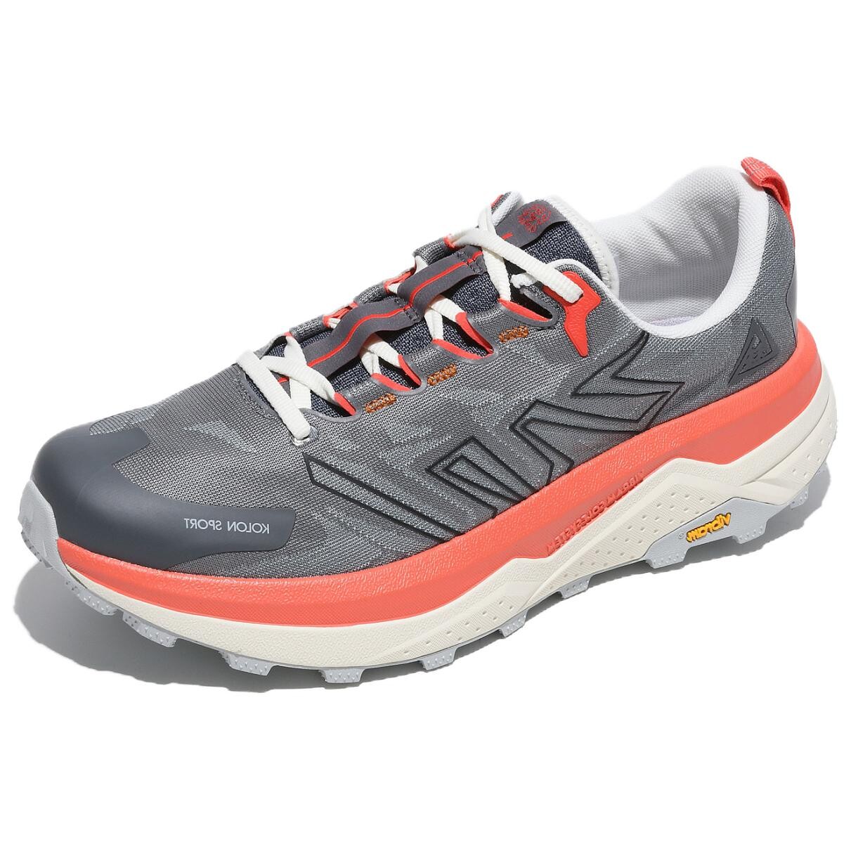 

Кроссовки унисекс с низким верхом серые/красные Kolon Sport