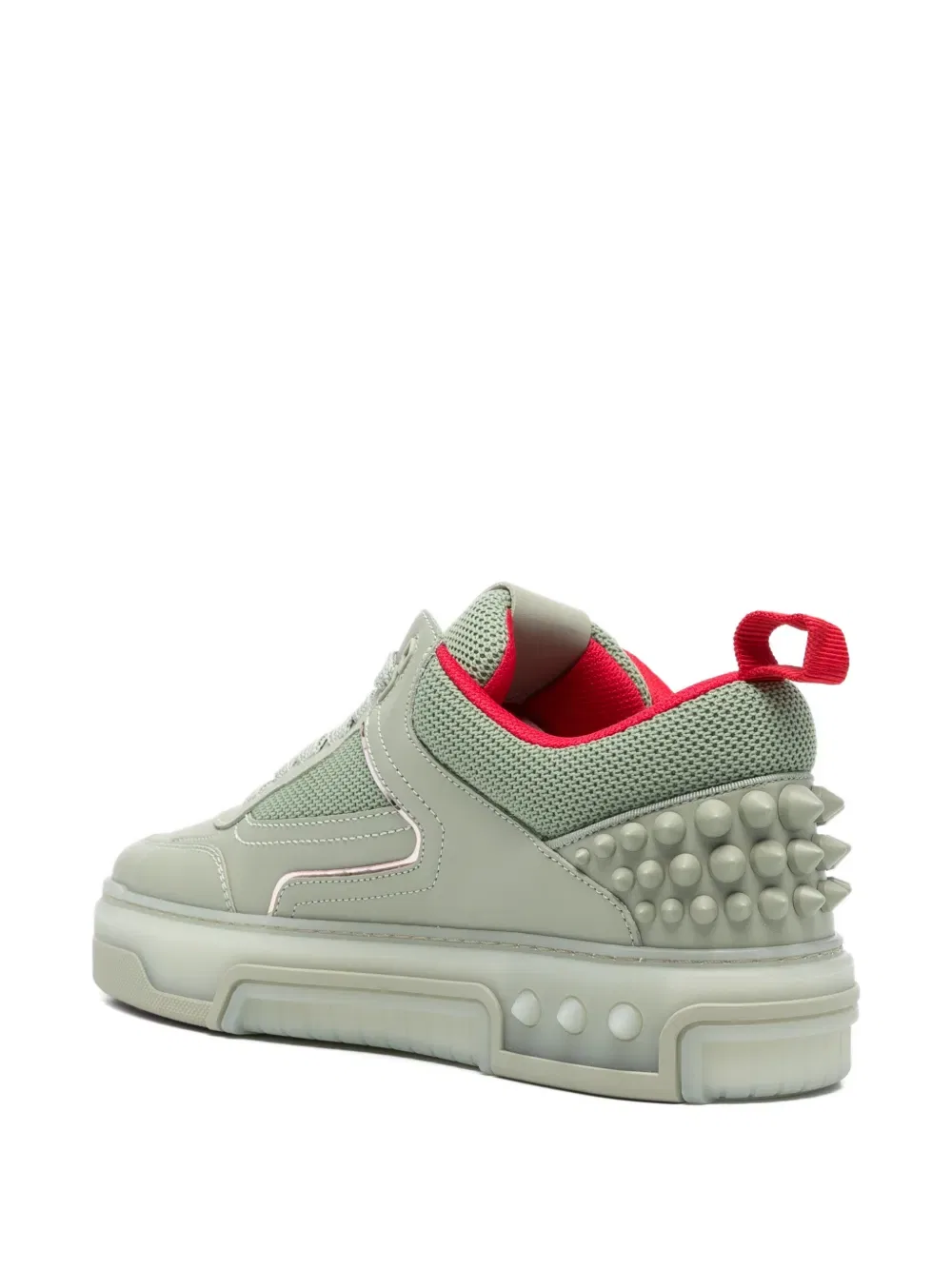 Кроссовки Astroloubi 2 с логотипом, украшенным заклепками Christian Louboutin, зеленый — фото 3