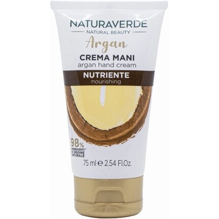 

Питательный крем для рук Natural Beauty с органическим аргановым маслом 75 мл, Naturaverde