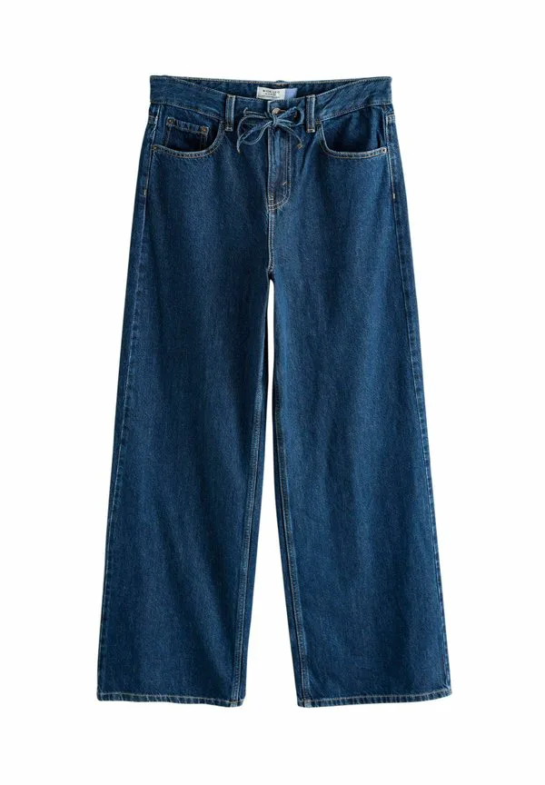 Спортивные брюки с широкими штанинами и широкой талией Next, Rinse Denim