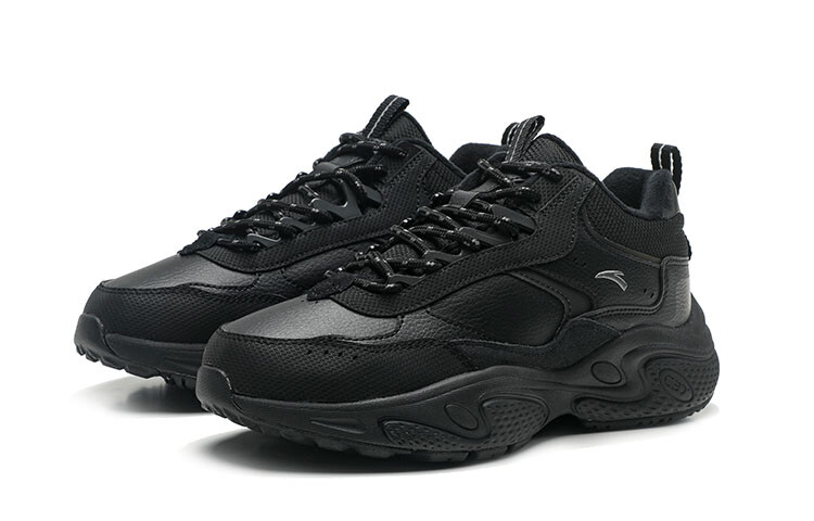 Кроссовки ANTA Life Collection Lifestyle Shoes Men Low-top Black, черный — фото 3