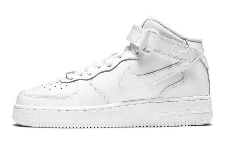 

Nike Air Force 1 Mid LE тройной белый (GS)