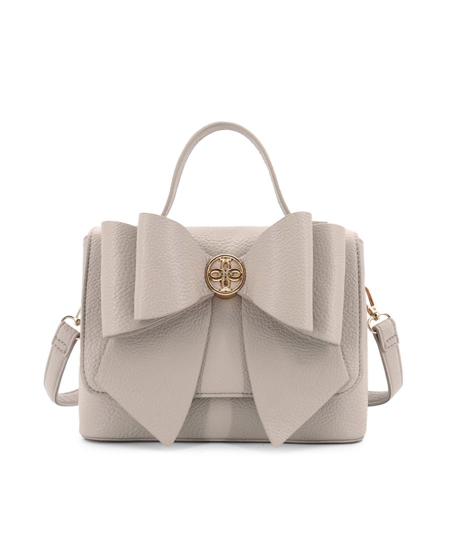 

Сумка через плечо с магнитной застежкой и двойным бантом LIKE DREAMS, Beige