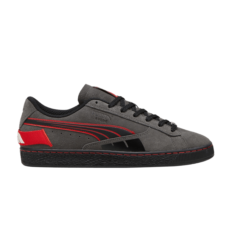 

Кроссовки Formula 1 x Suede T 'Shadow Grey Pop Red', серый