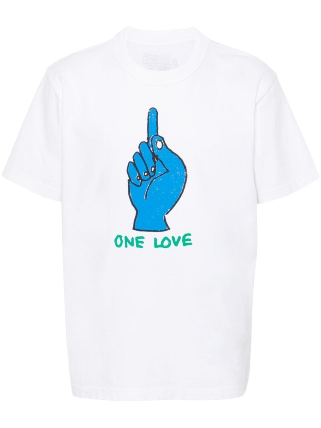 

Sacai футболка x Gonz One Love, белый
