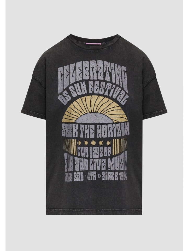 

Футболка в цвете 99D0_black QS, Черный, Футболка в цвете 99D0_black QS