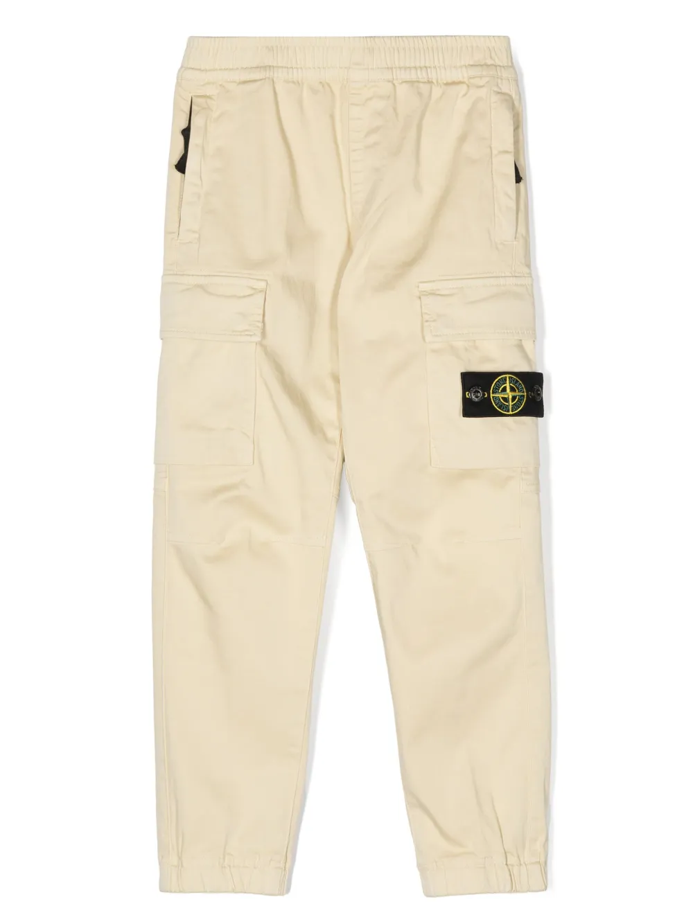 

Брюки карго с нашивкой Compass Stone Island Junior, нейтральный
