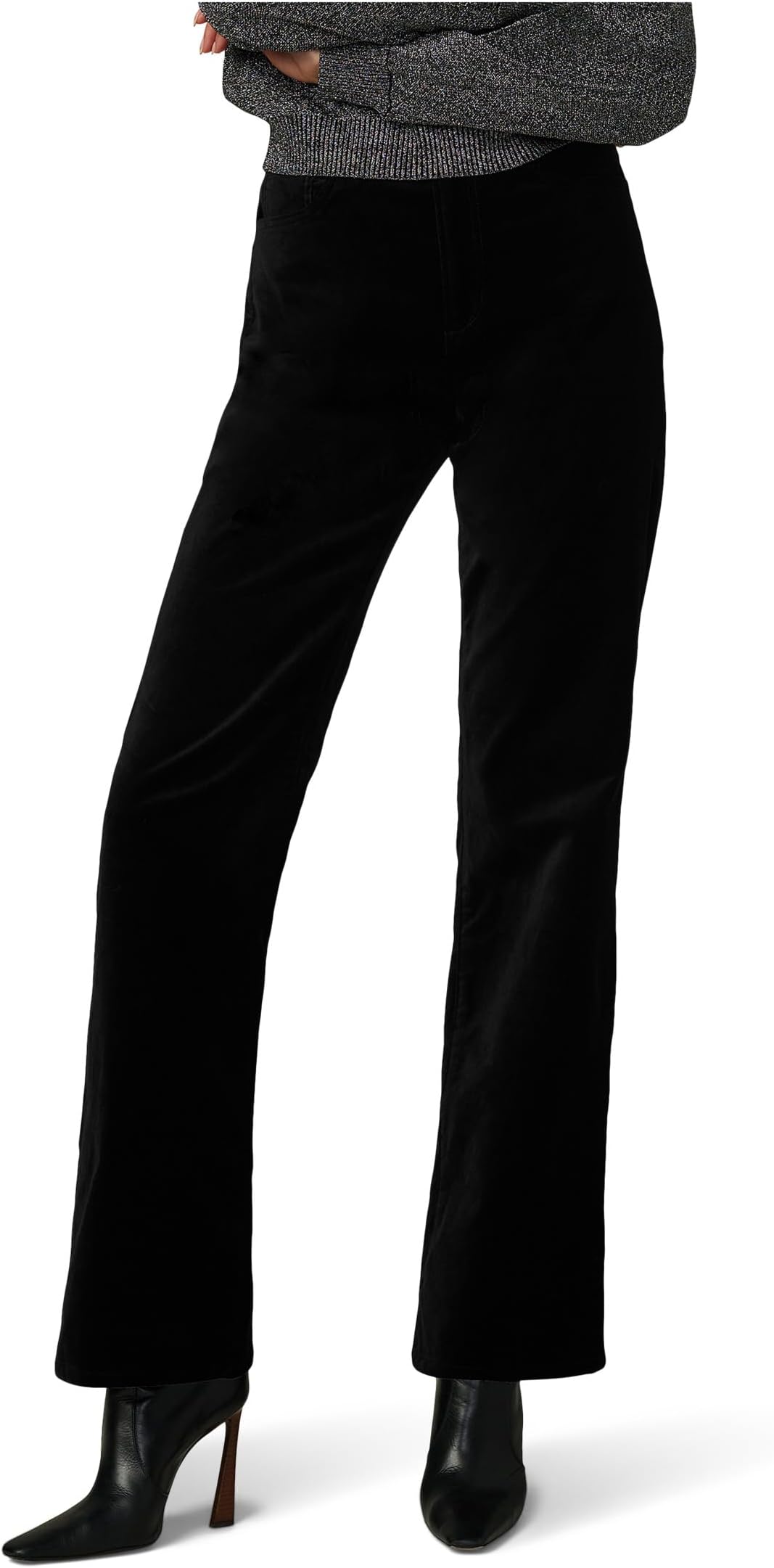 

Женские прямые вельветовые джинсы Margot черного цвета Joe's Jeans, Black