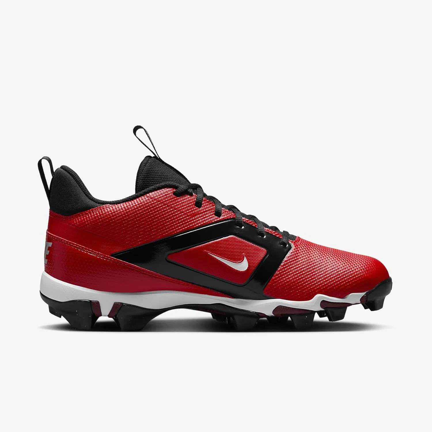 Футбольные бутсы Nike Alpha Menace 4 Shark для мужчин, красный/металлик серебристый/белый — фото 2