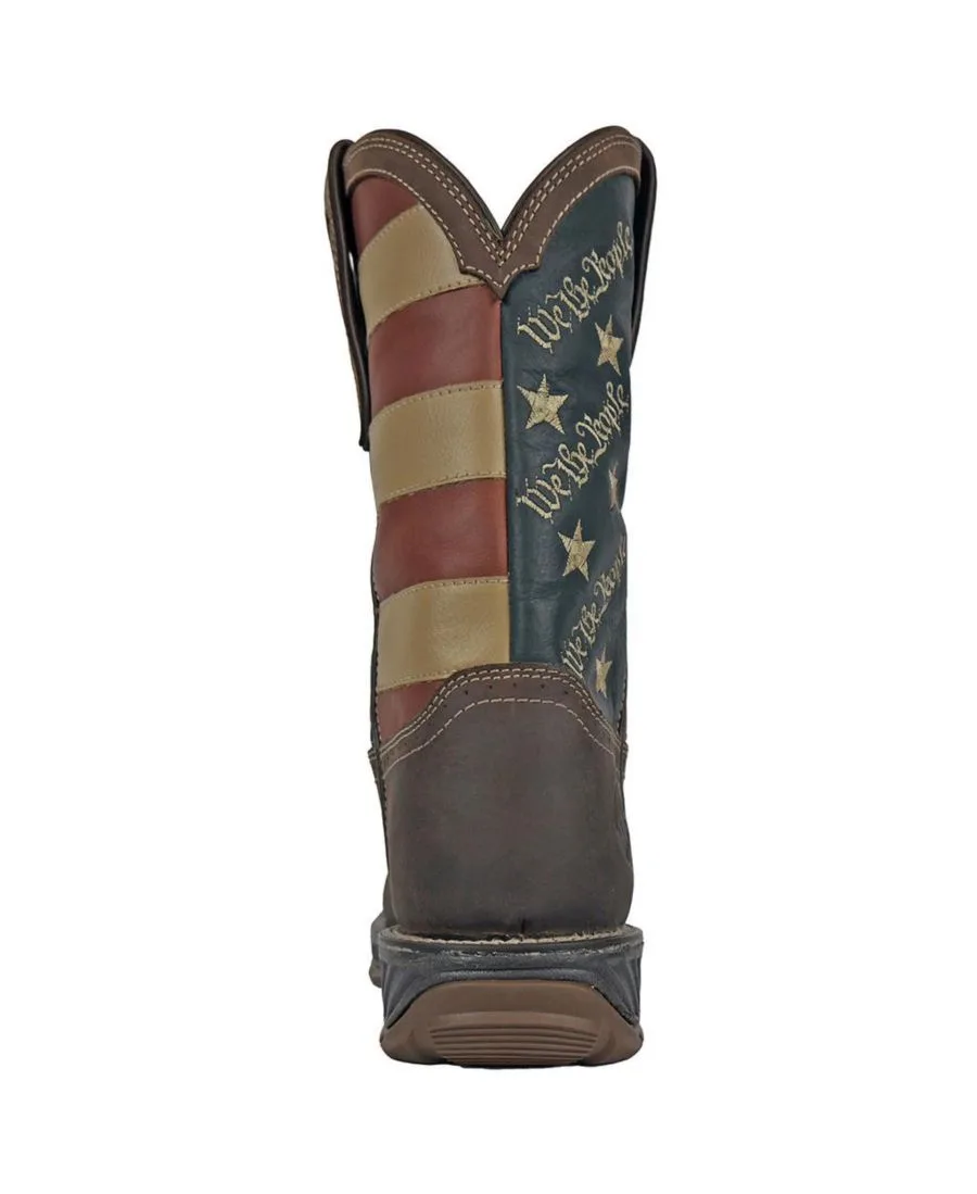 Мужские рабочие ботинки We The People с мягким носком в стиле вестерн Hoss Boot Company, коричневый — фото 3
